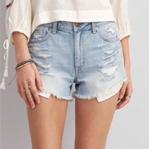 American Eagle hi rise festival shorts